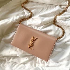SOLD Saint Laurent Kate Monogram Clutch Bag